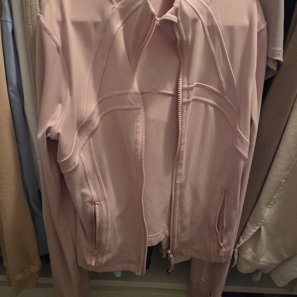 lululemon athletica Light Pink Bomber Jacket